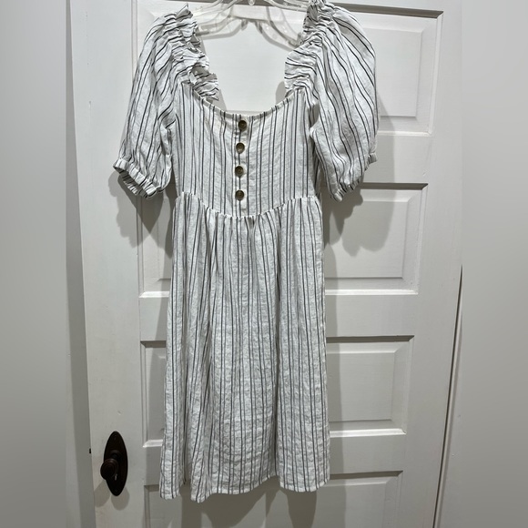 Anthropologie Afternoon Lolita striped midi dress. Size 8. EUC - Picture 5 of 10